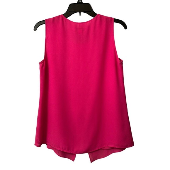Coldwater Creek Hot Pink tiered tank top Size XS - Picture 2 of 9